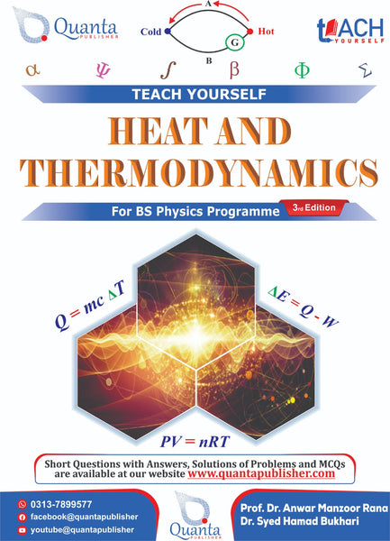 Heat and Thermodynamics (Teach Yourself) For BS 3rd Edition By Syed Hamad Bukari -Quanta