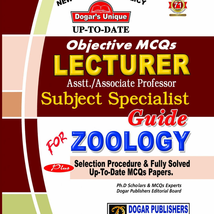 Lecturer Zoology 