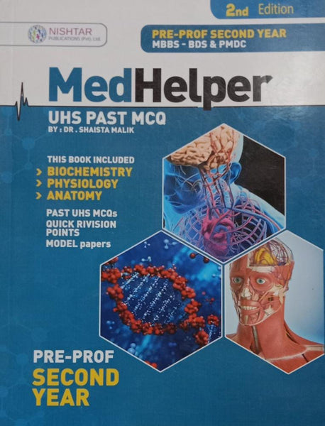 Medhelper UHS Past MCQ For MBBS BDS  2nd Year 2nd Edition