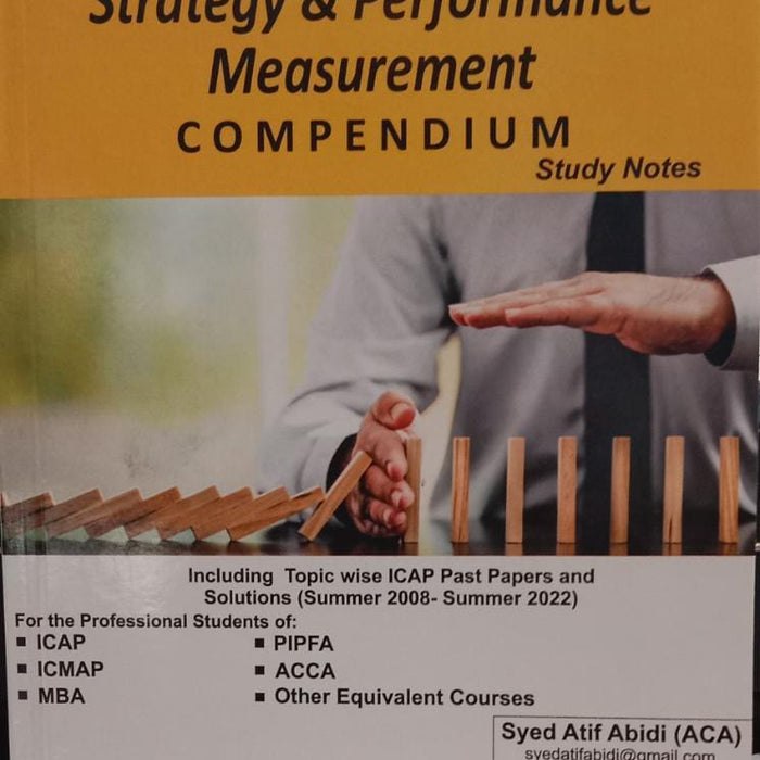 CFAP 03 Strategy and Performance Measurement Compendium Study Notes 2008 2022