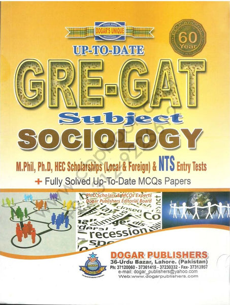 GRE GAT Sociology Mcqs For M.Phil Ph.D & NTS by Test Expert - DOGAR