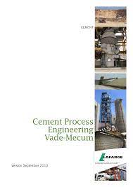 Cement Process Engineering Vade Mecum Version September 2010