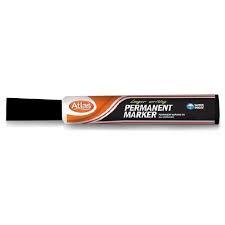 Atlas Permanent Marker Black