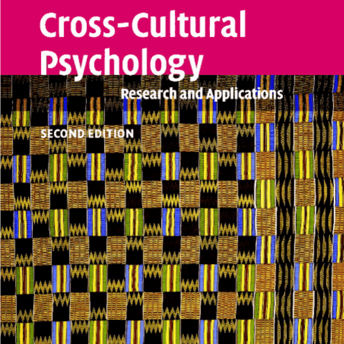 Cross-Cultural Psychology: Research and Applications 2nd Edition by John W. Berry 